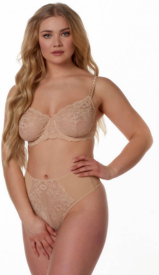 After Eden D-cup & up BO &#x25CF; WITTE HIGH WAIST STRING