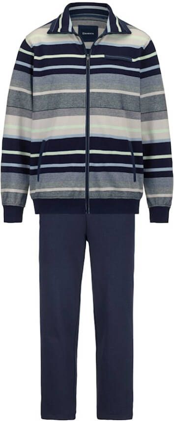 BABISTA Joggingpak met streepdessin rondom Marine/Groen