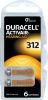 Stelcomfort Duracell Da312 Hoorapparaat Batterij Bruin online kopen