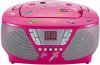 BigBen CD60RSSTICK draagbare radio CD speler met stickers roze online kopen