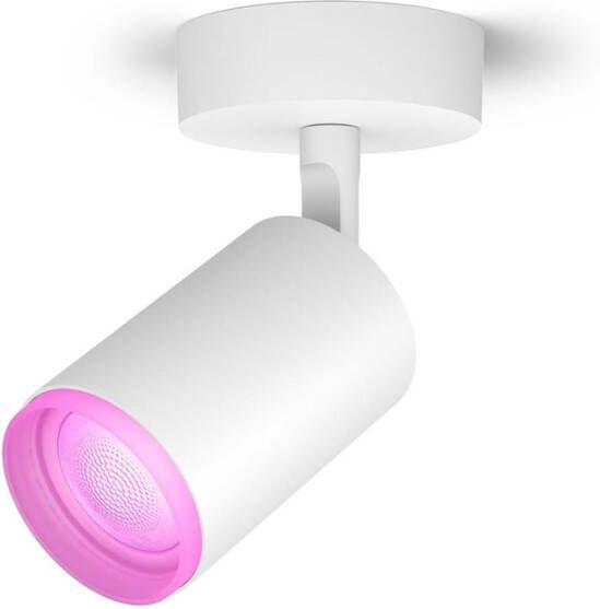 PHILIPS HUE Fugato opbouwspot wit en gekleurd licht 1-lichts wit