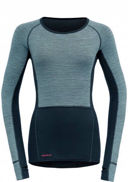 Devold Women's Tuvegga Sport Air Shirt Merino ondergoed, turkoois/blauw