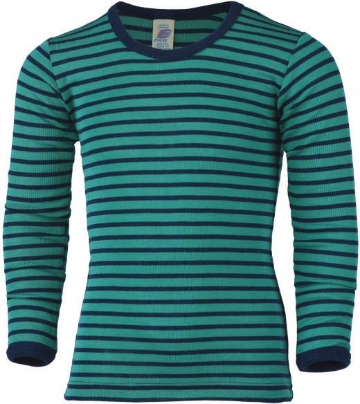 Engel Kinder Unterhemd L/S Merino ondergoed turkoois