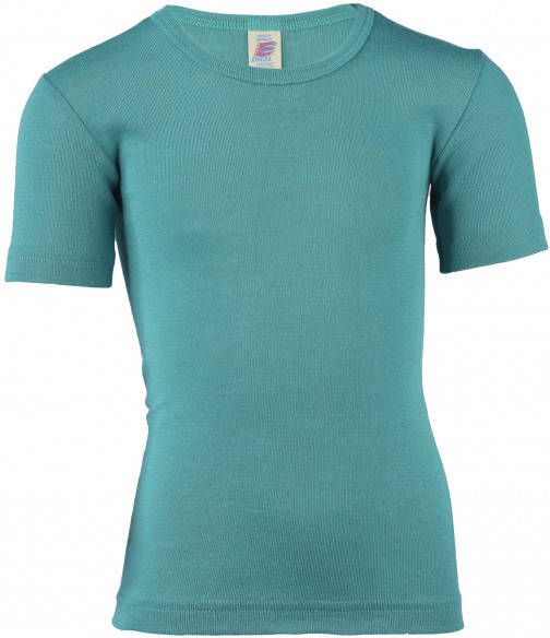 Engel Kinder Unterhemd S/S Merino ondergoed turkoois