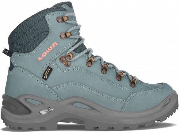 Lowa Women's Renegade GTX MID Wandelschoenen Regular, grijs/turkoois