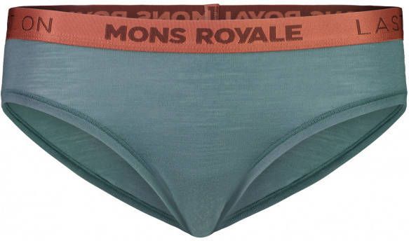 Mons Royale Women's Folo Brief Merino ondergoed, turkoois