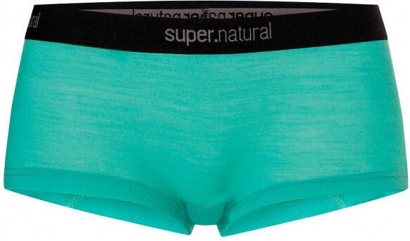 Super.Natural Women's Base Boyfriend Hipster 175 Merino ondergoed, turkoois