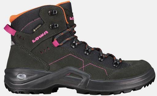 Lowa Kody III GTX Mid Wandelschoenen Tiener Donkergrijs/Turkoois