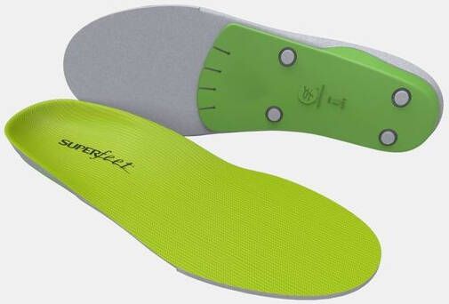 SUPERFEET Wide Green Inlegzool Groen