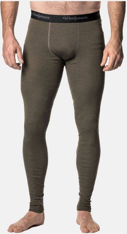 Woolpower Long John Lite Baselayer Legging Donkergroen