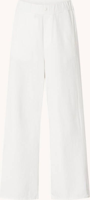 10DAYS High waist wide fit culotte van biologisch katoen