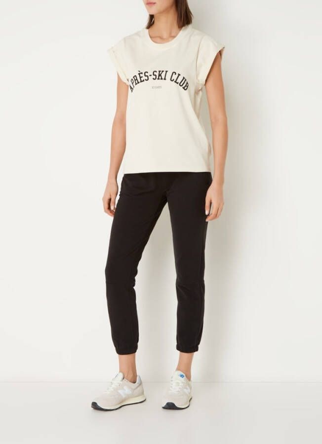 10DAYS The Cropped high waist cropped joggingbroek met steekzakken