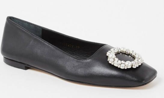 ALOHAS Bella Crystal Ballerinas , Zwart, Dames