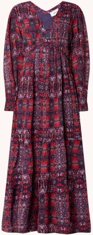 BA&SH Daryl maxi jurk met bloemenprint
