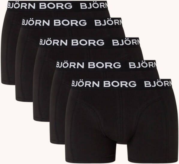 Bjorn Borg Bjö, rn Borg Essential boxershorts met logoband in 5 pack