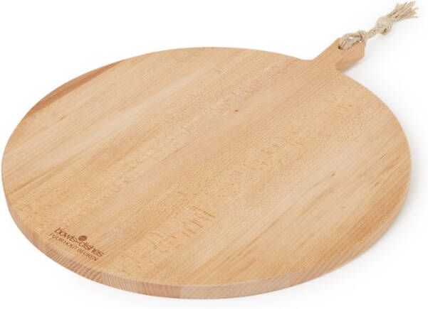 Bowls and Dishes Serveerplank rond van beukenhout 50 cm