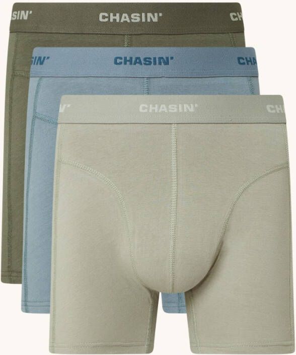 CHASIN' Thrice Jade boxershorts met logoband in 3 pack