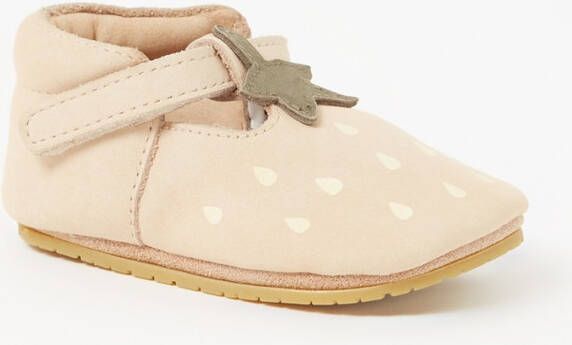 Donsje Amsterdam Nanoe Strawberry babyschoentje van leer