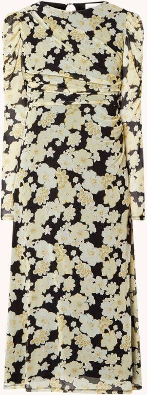 Fabienne Chapot Bella maxi jurk met geplooide mouw en bloemenprint