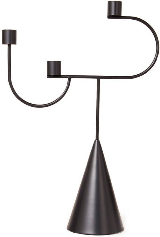 Ferm Living Avant Candelabra Kandelaar Zwart