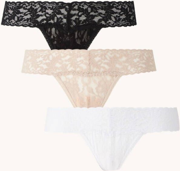 Hanky Panky String van kant in 3 pack