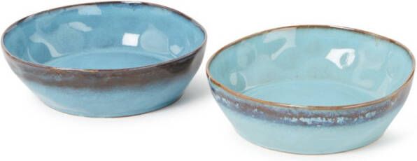 HKliving 70's Pastabord Keramiek Galaxy 19,5 x 19,5 x 5,2 cm