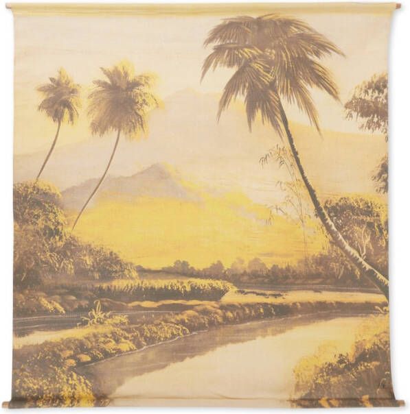 HKliving Wall Chart XXL Jungle wandkleed 154 x 154 cm