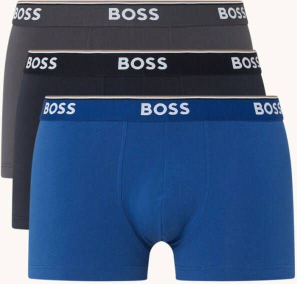 Hugo Boss Boxershorts Trunk 3P Power Donkerblauw