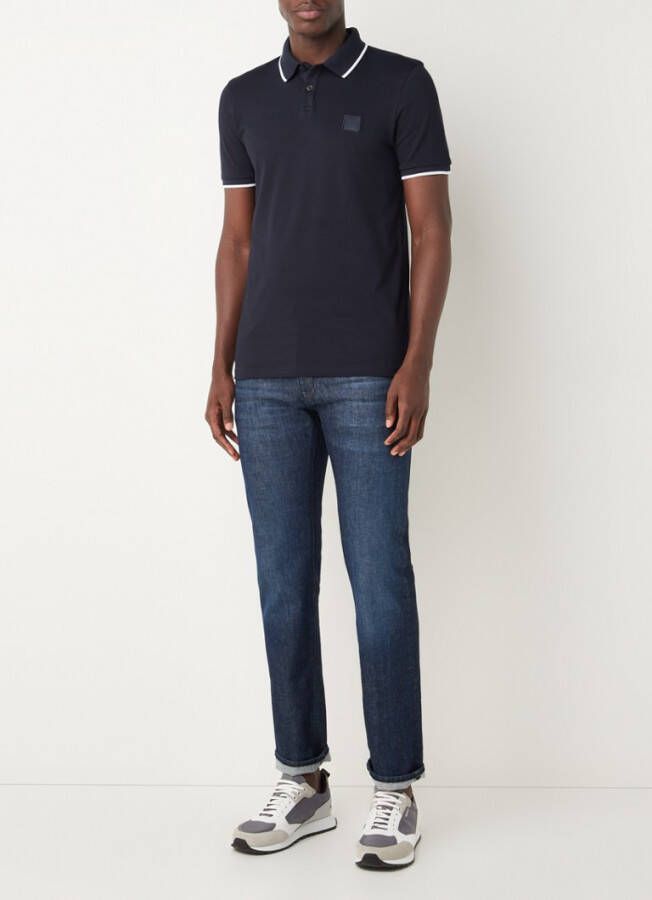 Hugo Boss men casual(orange)polo korte mouw passertip 10242645 01 50472665/404