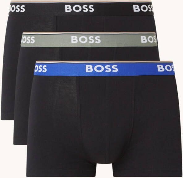 Hugo Boss Boxershorts Trunk 3 Pack Power 10245107 03 Superblack