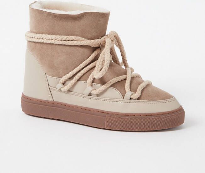 Inuikii Snowboot van su&#xE8, de met leren details