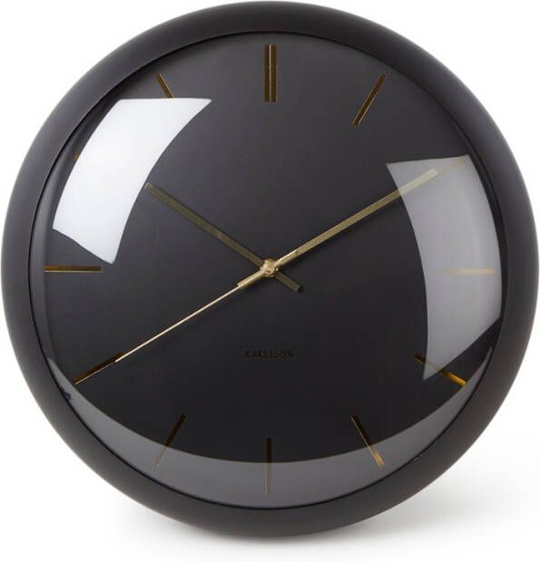 Light & Living Karlsson Wall clock Globe black, Design Armando Breeveld