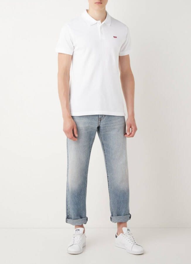 Levi's Koszulka męska Housemark Polo 35883 0003 , Wit, Heren