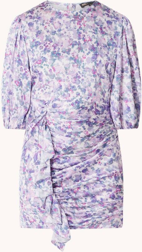 Maje Ruvard mini jurk met volant en pofmouw