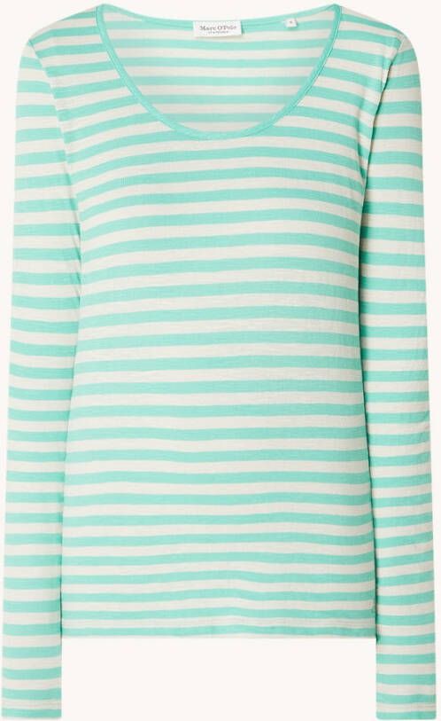 Marc O'Polo Fijngebreide top met streepprint