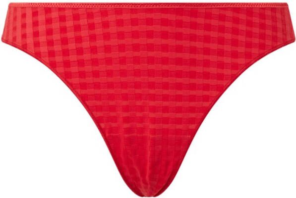 MARIE JO Avero string met ingeweven structuur