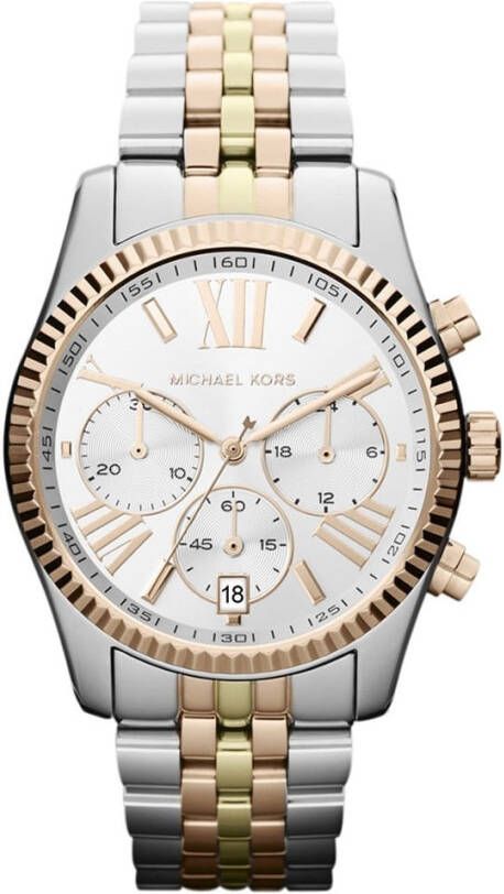 Michael Kors Horloges Lexington MK5735 Zilverkleurig