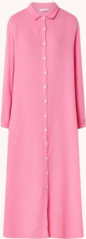 Penn & Ink Maxi blousejurk met structuur