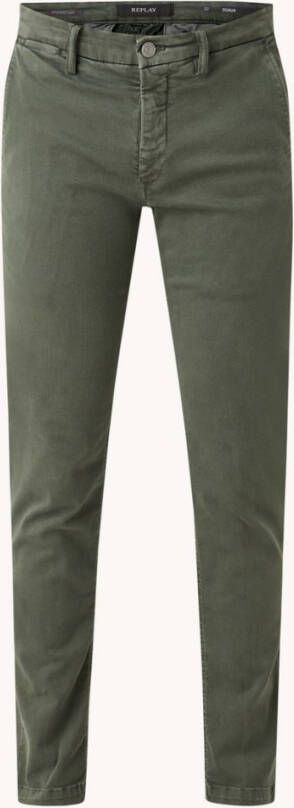 Replay Chino Slim Fit Zeumar Hyperflex Groen (M9627L 000 8166197 030)