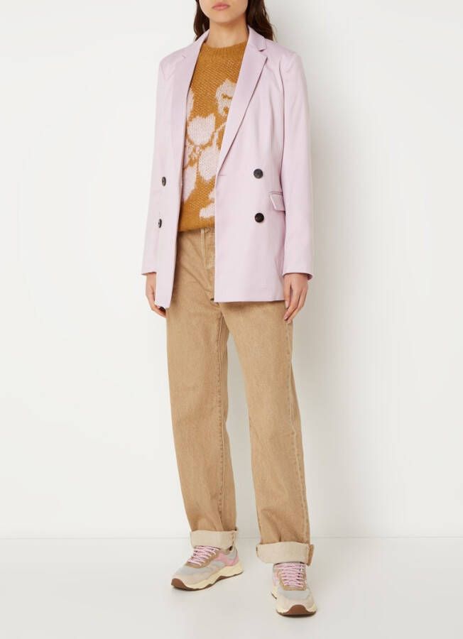 Scotch & Soda Brush grofgebreide trui in alpaca wolblend