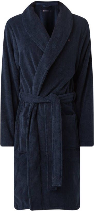 Tommy Hilfiger Nachtmode & Loungewear Icon bathrobe Blauw