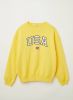 America Today Junior sweater Scarlett met tekst geel online kopen