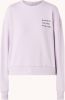 America Today regular fit sweater Sienna met tekst pale lilac online kopen