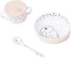 Done by Deer Baby Accessoires First Meal Set Happy Dots Roze online kopen