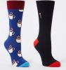 Happy Socks Candy Cane & Cocoa sokken in 2 pack giftbox online kopen