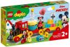 Lego 10941 DUPLO Disney Mickey & Minnie Verjaardagstrein Peuterspeelgoed met Taart en Ballonnen, Cadeau, Kinderen van 2+ Jaar online kopen