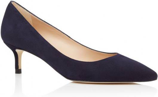 L.K.Bennett L K Bennett Audrey pump van suède