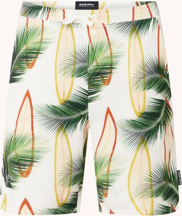 Snurk Surf Break pyjamabroek van biologisch katoen met print