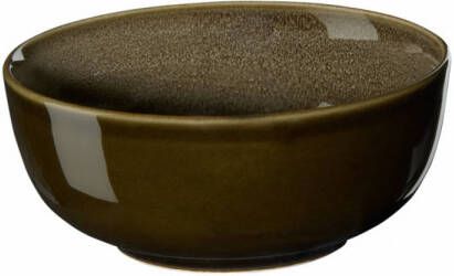 ASA Selection Kolibri Kom Schaal Rond Porselein Soepkom Bruin 13cm