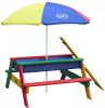 AXI Nick Picknicktafel/Zandtafel/Watertafel Voor Kinderen In Regenboog Kleuren Met Parasol Multifunctionele online kopen